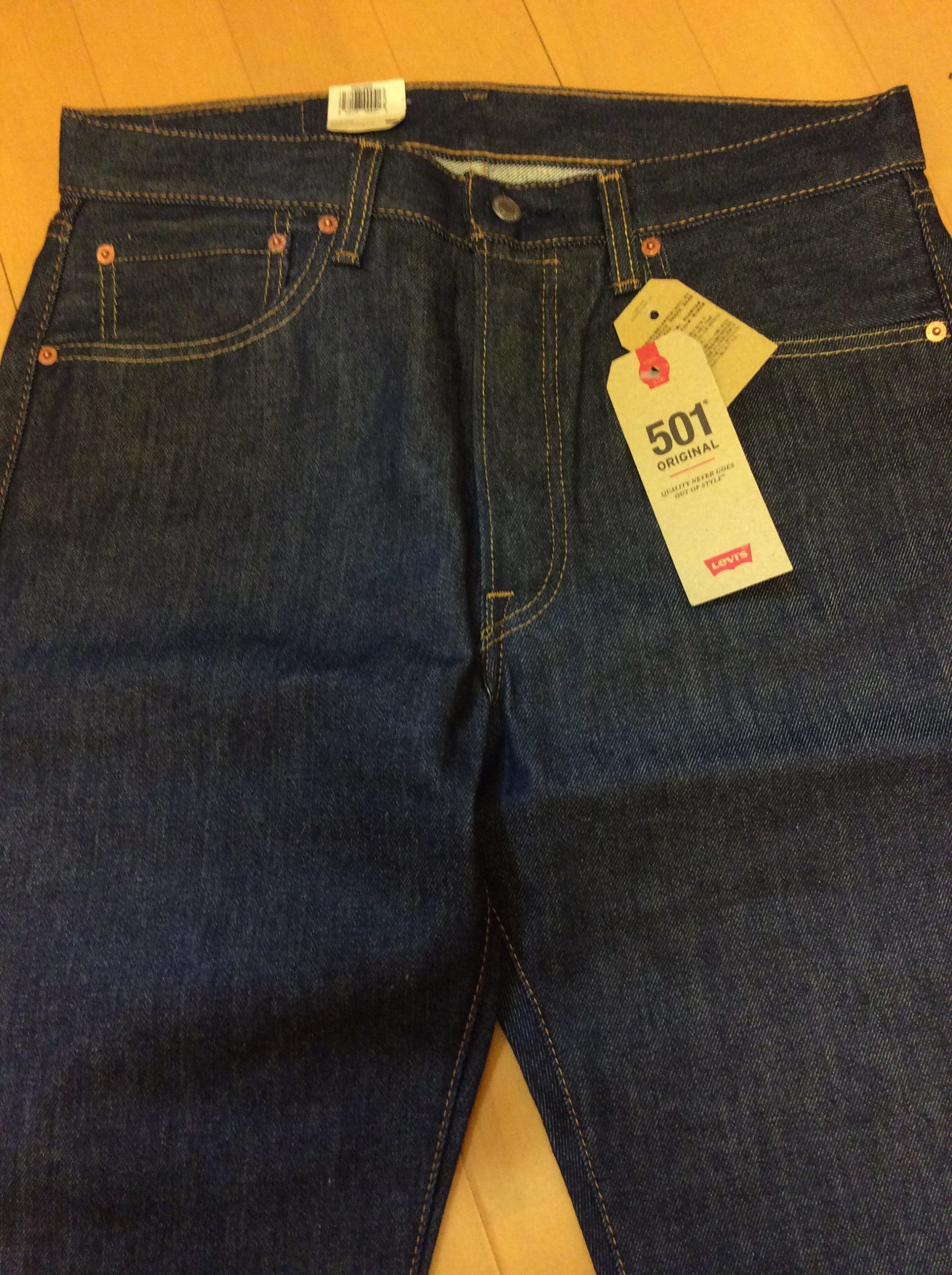 リーバイス501購入時（前）